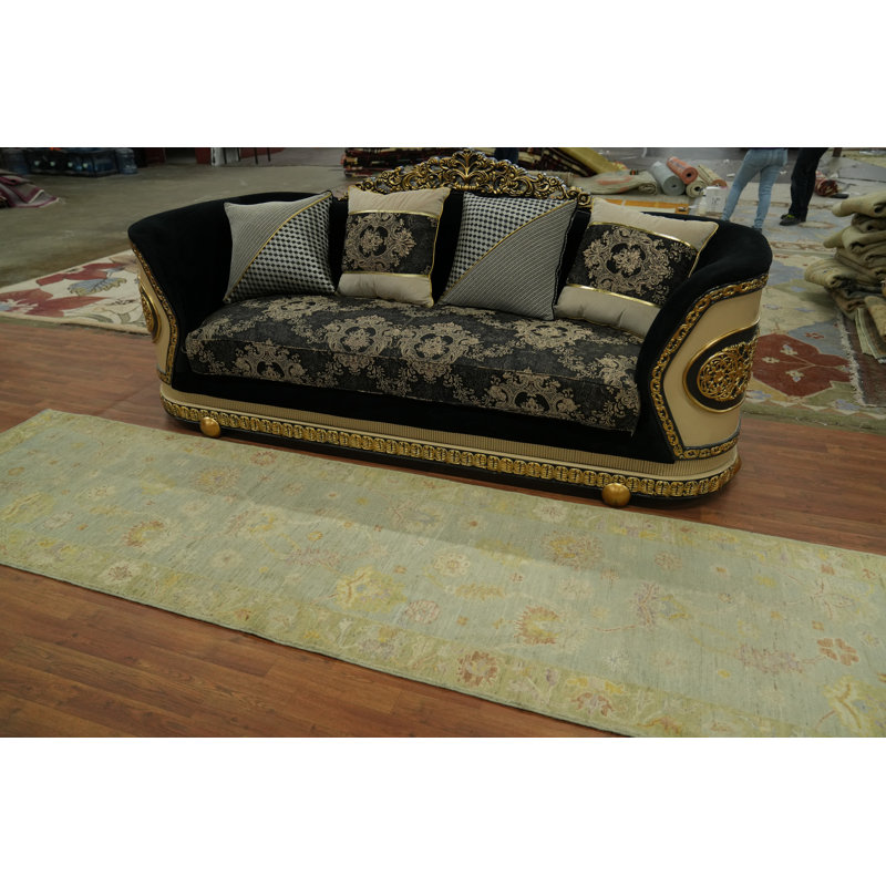 Tapis turc Oushak en laine 3 x 12
