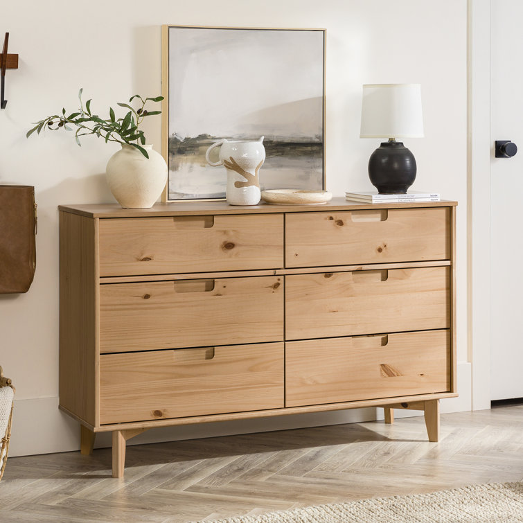 Helmick Groove 6 Drawer Double Dresser