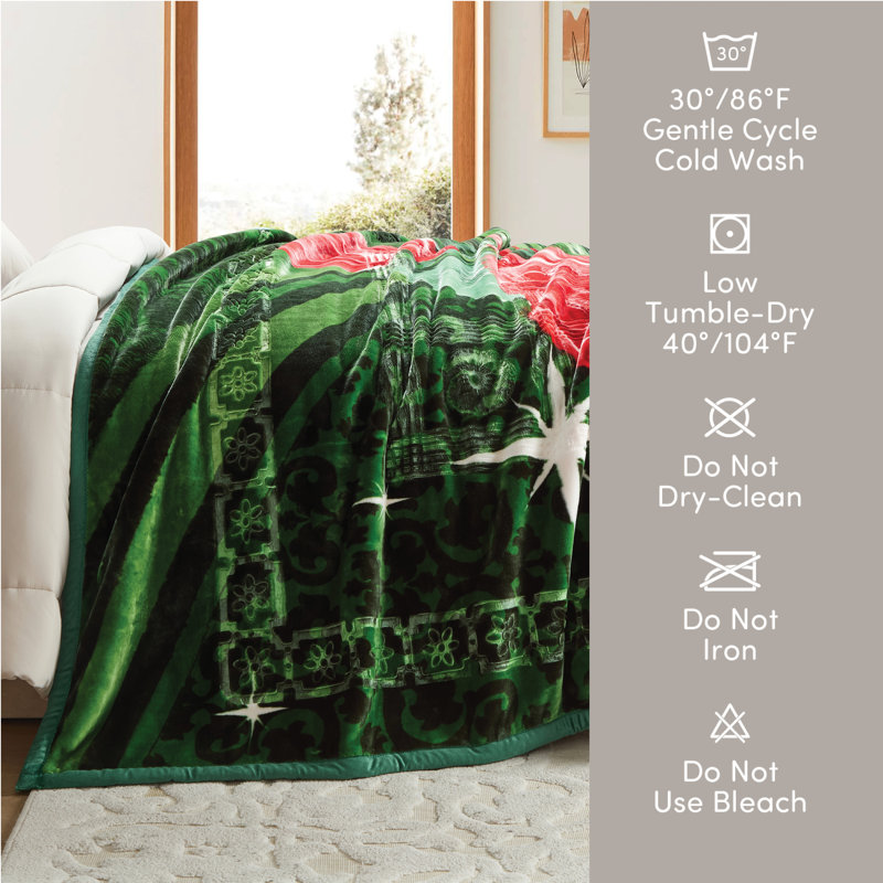 Couverture en peluche Nestl, Très grand, Vert