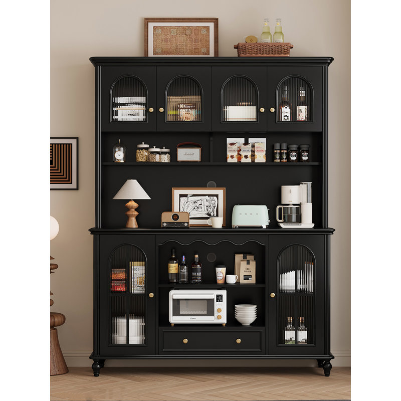 59.5-inch Solid Cherry Wood Standard Pantry Cabinet