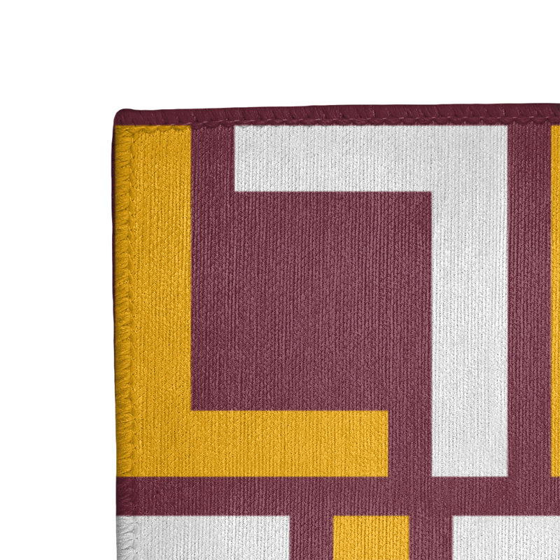 Geometric Indoor Rug, Rectangle 4' x 6'