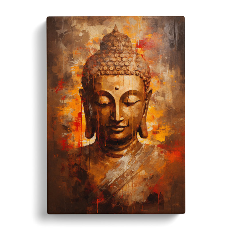 Buddha Abstract - Print, 60cm H x 40cm W x 3cm D