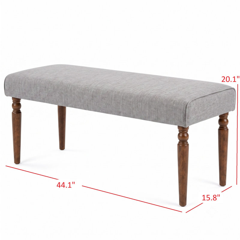 Banc de salle à manger Pryor, Brun