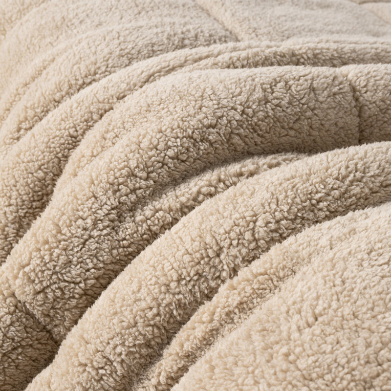 Ensemble d'édredon Sherpa à Sherpa, Double/Grand, Taupe