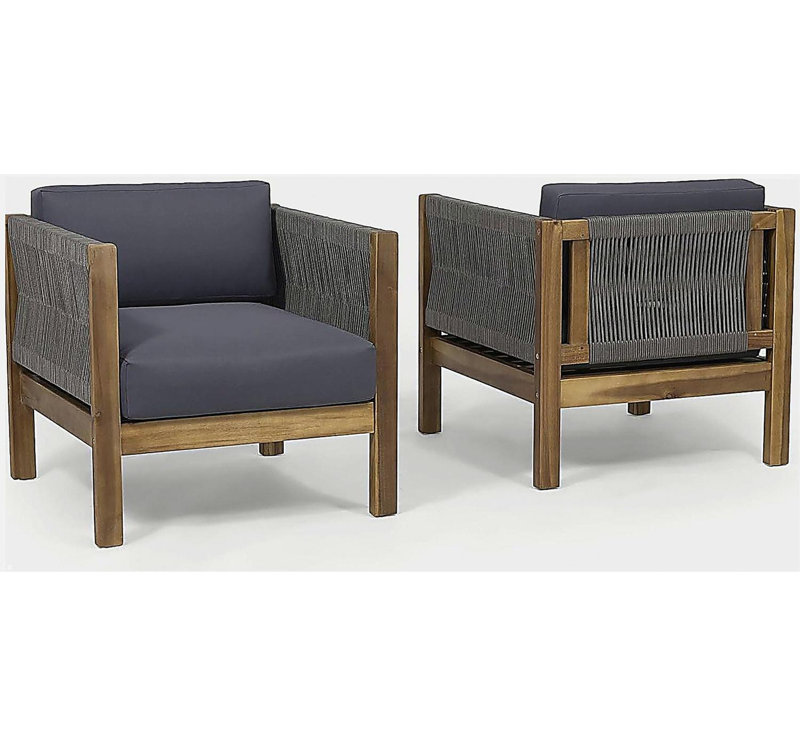 LAUREL OUTDOOR CLUB CHAIR (Set of 2)