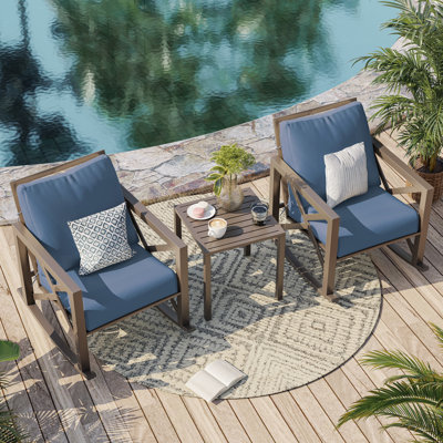 3 Piece Outdoor Patio Seating Set