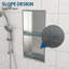 Stainless Steel Shower Niche Double Shelf-463527702