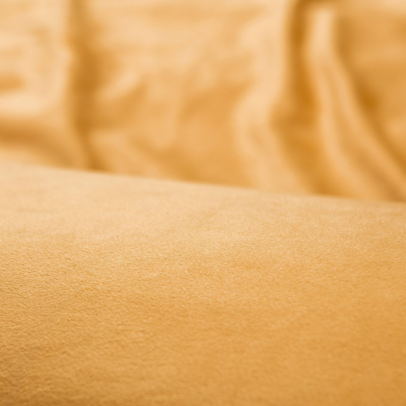 Chanasya Velvet Duvet Reversible Duvet Cover Set, Queen Duvet Cover + 2 Shams and 2 Pillowcases, Golden