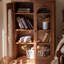 Bibliothèque de rangement de style rétro