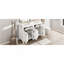 Meuble-lavabo moderne de 48 pouces avec lavabo en céramique, portes à fermeture en douceur, tiroir rabattable, tablettes de porte à double couche, solution de rangement élégante