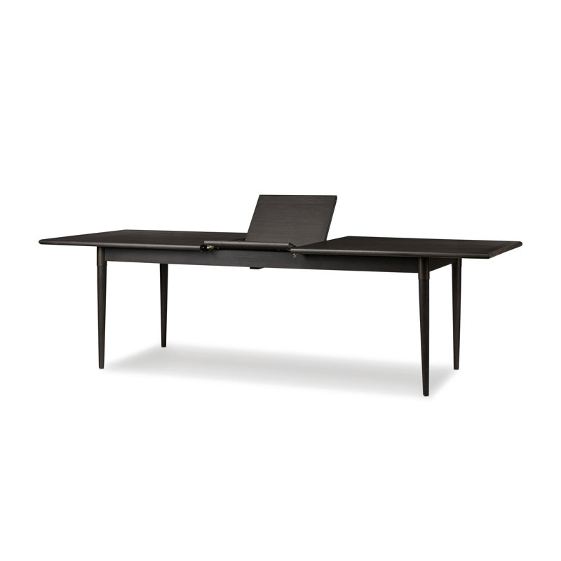 Harper Solid Wood Dining Table, Black