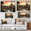 «Teotihuacan Sunrise Impressionism II», art mural Mexique-682143673-682143666