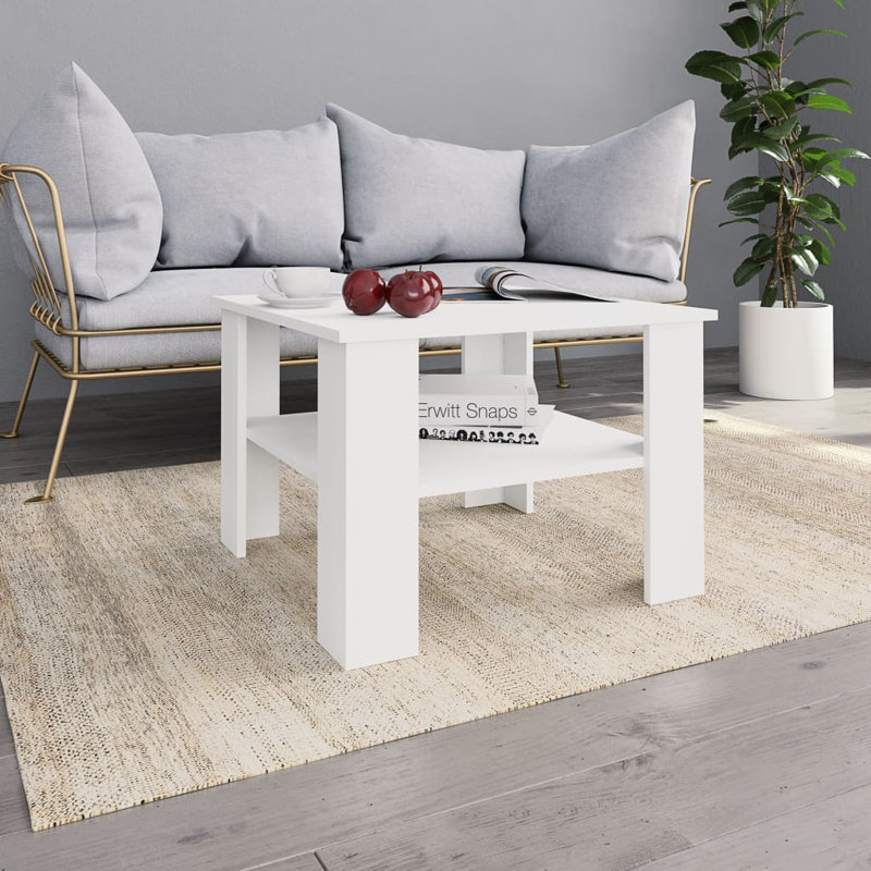 Table basse Sprinkel, Blanc