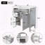 Meuble-lavabo moderne de 30 po avec 3 tiroirs et un organiseur de porte d'armoire-624269155