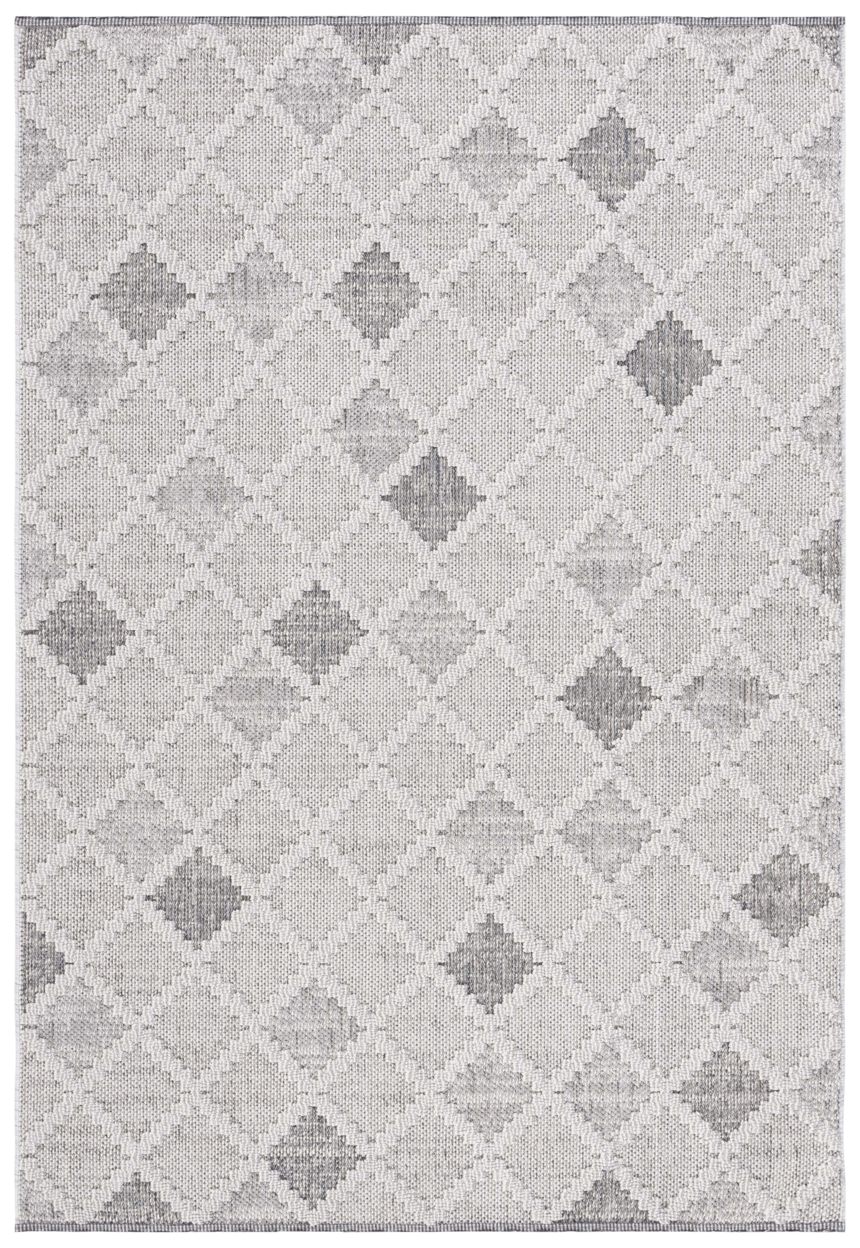 Geometric Black/White Area Rug Ebern Designs Rug Size: Runner 2' x 8