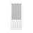 Screen  Half Lit 80-In Height White Primed Screen Door Slab Only-108676235