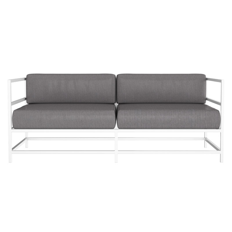 Causeuse Delano, NO, Toile granit Sunbrella®, Blanc Tex