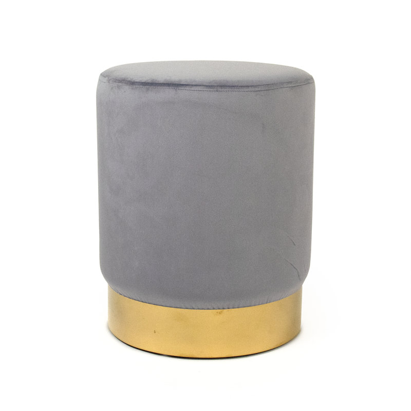 Sabio Upholstered Vanity Stool, Blue