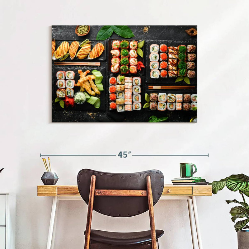 Yarlin Sushi Party, 26" H x 39" W