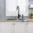 Single Handle Kitchen Faucet With Side Spray-70944587