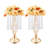 20PCS 43cm/16.9” Tall Crystal Wedding Flower Stand Vase for Party Decor
