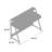 Francesca Metal Base Writing Desk