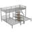 Graidy Kids Twin Over Twin & Twin Bunk Bed-1152633809