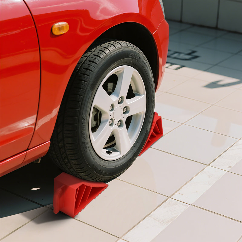 Paquet de 2 cales de roue robustes antidérapantes avec poignée pour voitures de camping-car, capacité de 8 000 lb