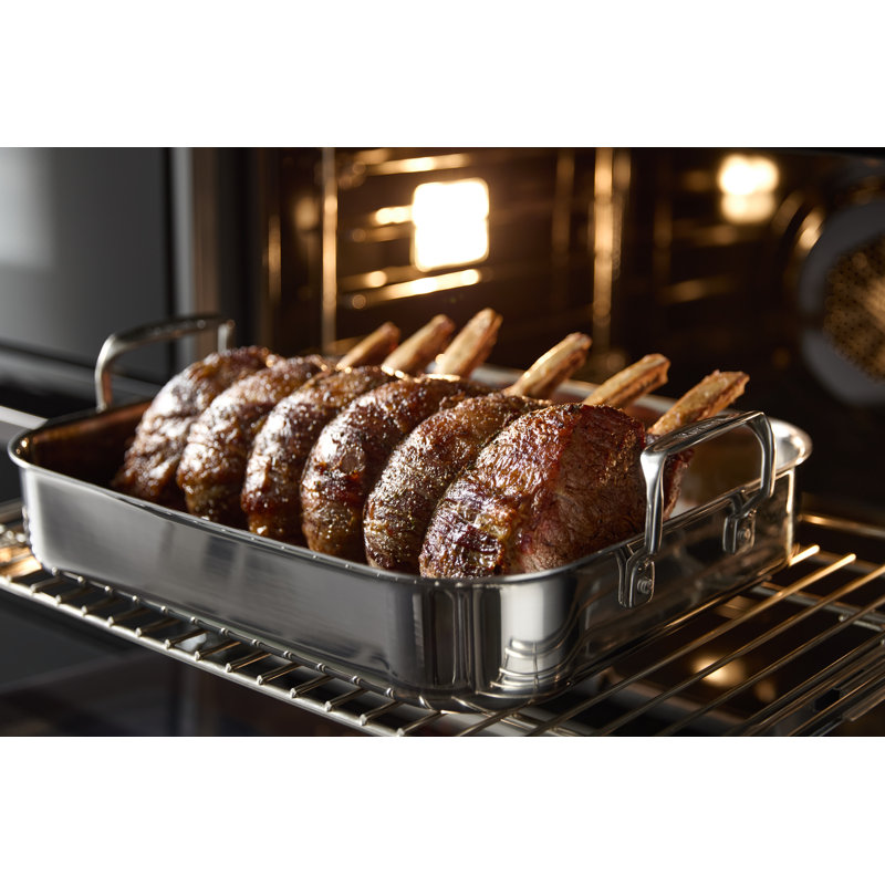 30"W. Double Electric Convection Oven, Black