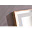 Miroir de salle de bain 118 "x 36" à DEL avec cadre en aluminium, fixation murale, brouillard, mémoire, 3 températures de couleur, gradation continue, options de salle de bain à finition or brossé, reflet transparent non faussé,