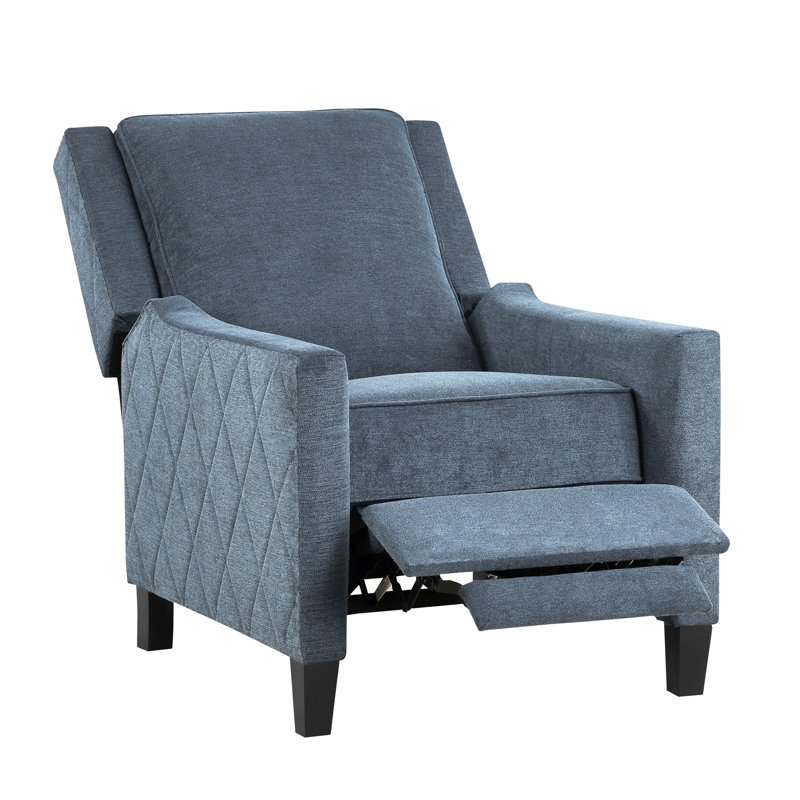 Fauteuil inclinable à pression, bleu, Blue