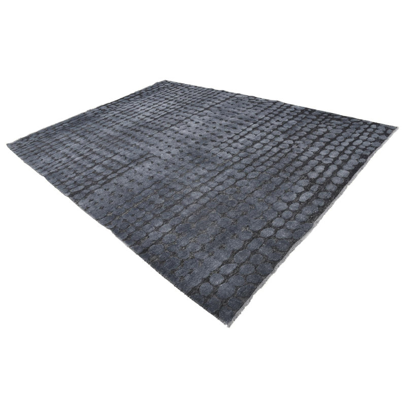 Tapis gris foncé 9 x 12 Philip