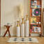 Ensemble de 3 vases de plancher en métal