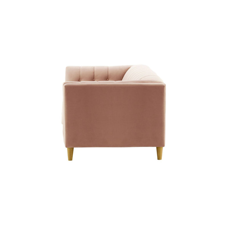 Odina 3 Seater Velvet Sofa, Purple