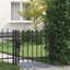 Michela 124.9934cm H x 99.9998cm W Black Metal Gate