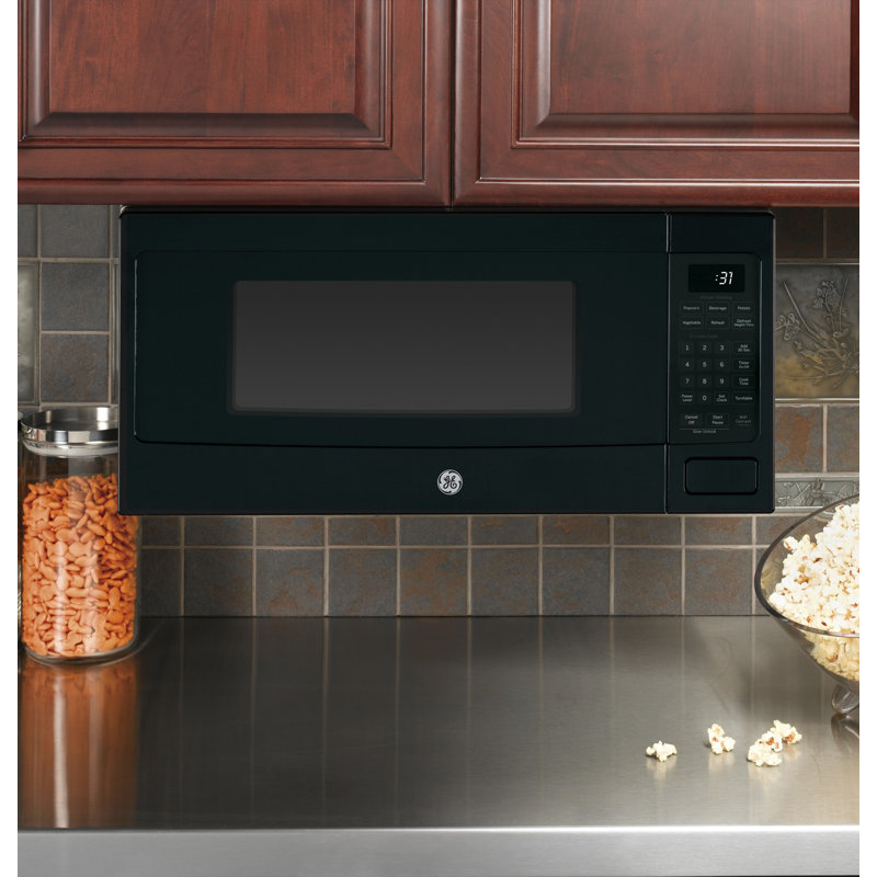 GE Profile 1.1 Cu. Ft. Countertop Microwave Oven, Black