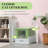 Cat Box,Fully Enclosed Cat Litter Box With Front Entry