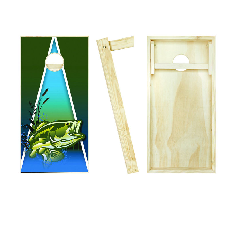 Ensemble de poisson et cornhole