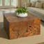Table basse Mesa Teakwood Root Square, naturel-1247368510