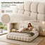 Upholstered Double Bed with Unique Mattress Design-1219028952-1217427849