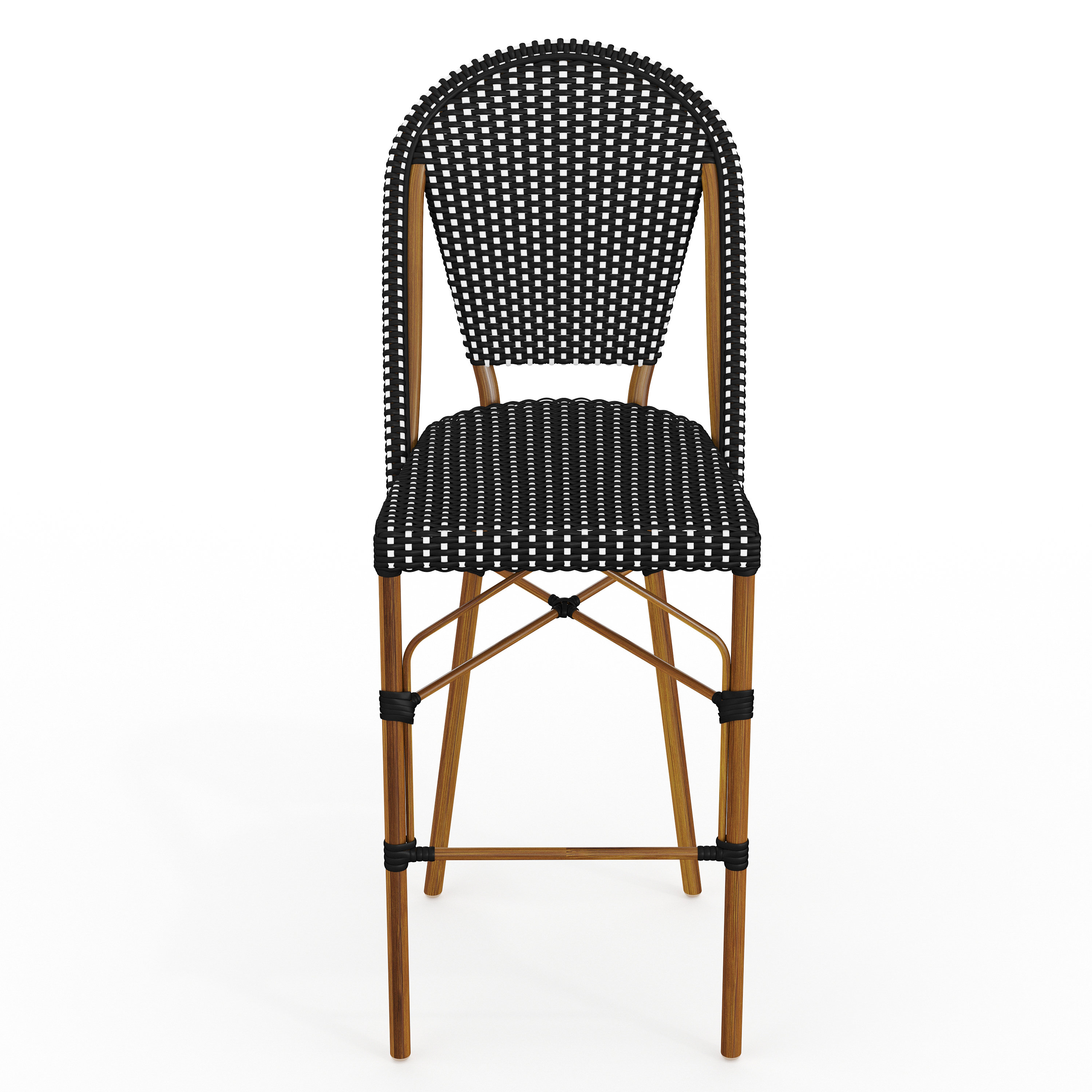 Martha Stewart Lily Pond All-Weather Stackable Patio Bistro Bar Stool ...