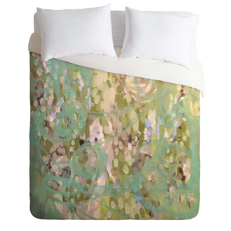 Stephanie Corfee Polyester Abstract Duvet Cover, Twin/Twin XL Duvet Cover + 1 Standard Sham