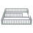 Jaquelinne Double Twin Floor Bed with Fence, Guardrails-2035560948