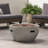 40000 BTU Round Concrete Fire Pit for Outside