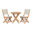 Stella Teak 3 Piece Bistro Set-586416373