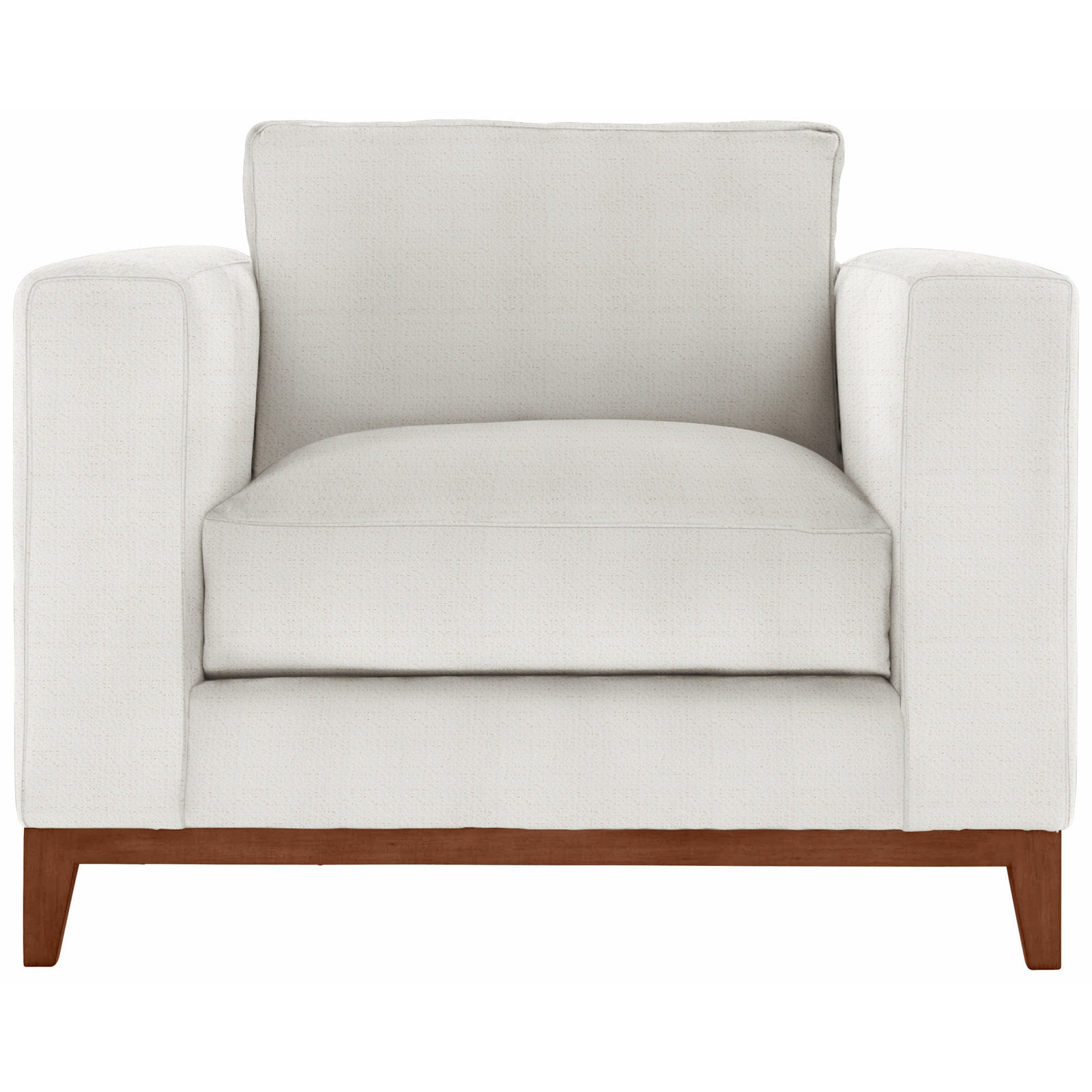 Noel Upholstered Armchair, Dorado Snow Crypton® Chenille 5558-000, Tobacco Distressed