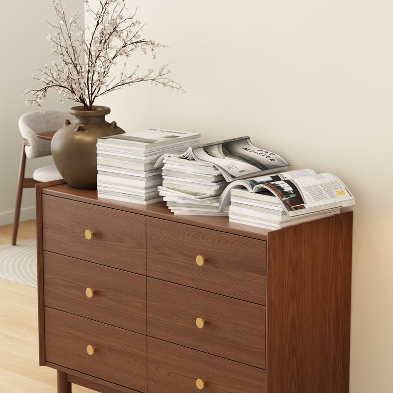 Commode 6 tiroirs Mid-Century