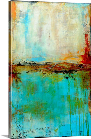 «Gnadenhutten Urban East» par Erin Ashley, reproduction d'art sur toile, H 24 po x l 16 po x P 1,25 po