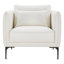 Ensemble de 2 fauteuils rembourrés en cuir véritable Rae-115950858