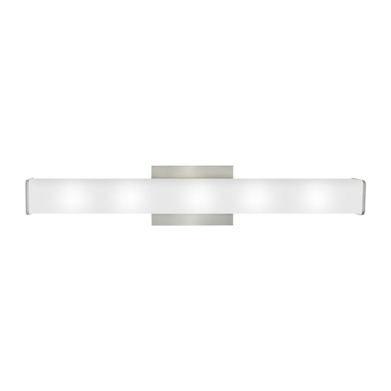 Lynn 1 - Light LED Bath Bar, Satin Nickel